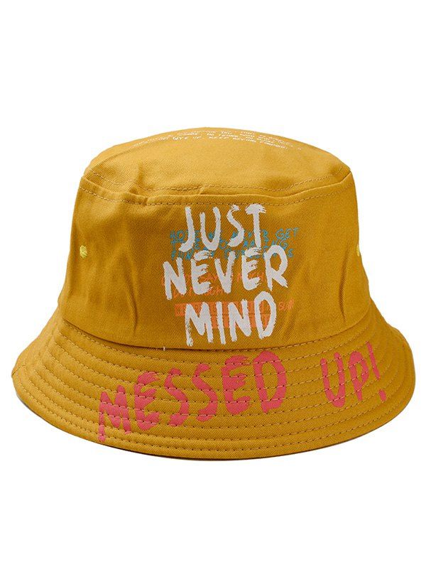 [33 OFF] Hip Hop Character Printed Bucket Hat Rosegal