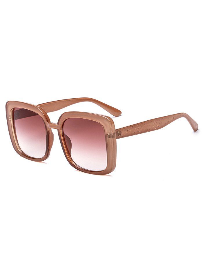 

Retro Square Oversize Sunglasses, Brown