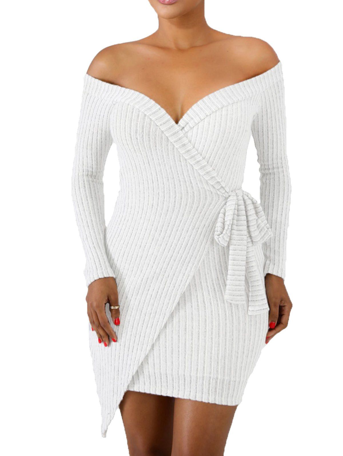 side ribbed dress
