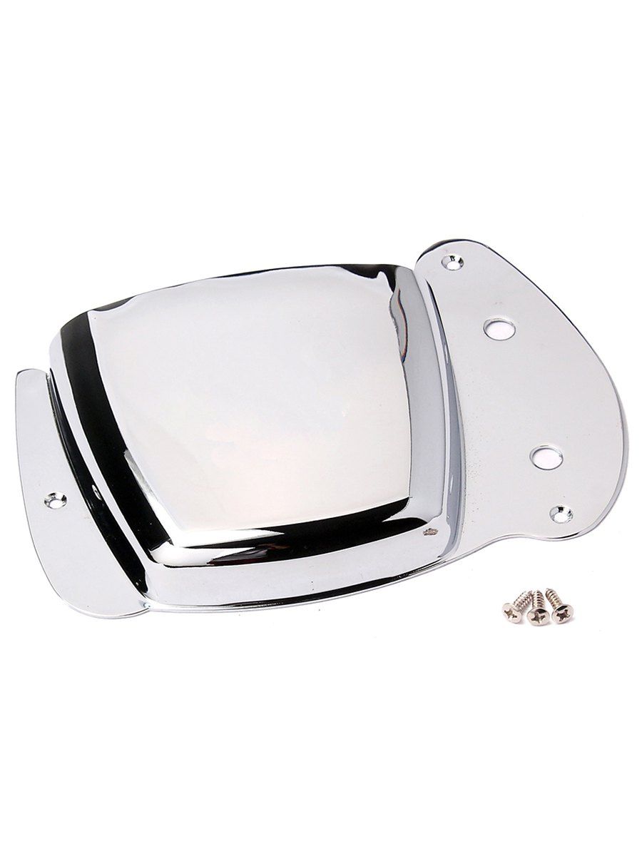 [31 OFF] Carbon Steel Fender Bridge Cover For Bass Guitar Rosegal