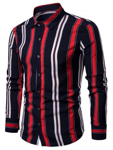 camiseta rayas verticales hombre