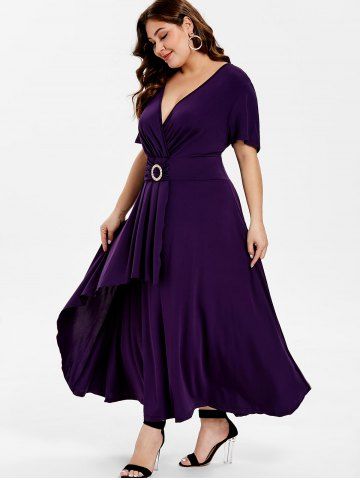 Royal Purple Plus Size Dresses