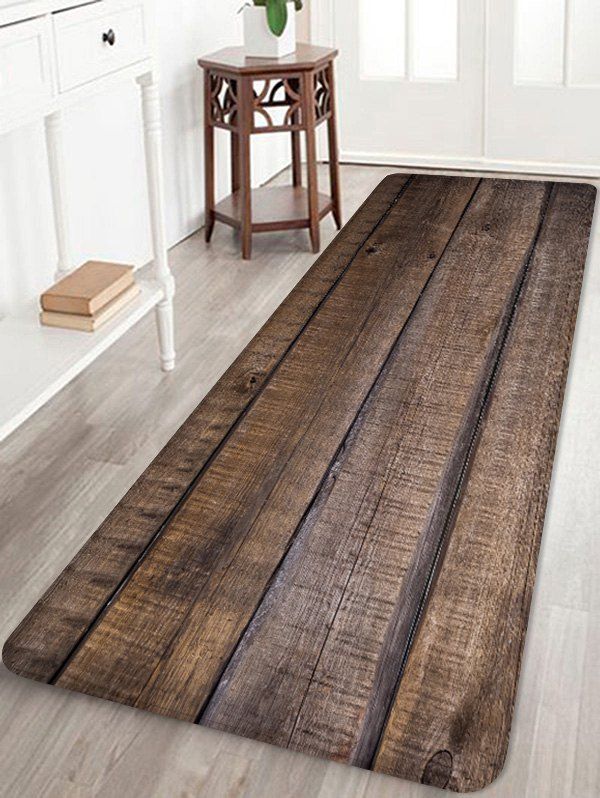 

Rectangle Wood Grain Rug, Taupe