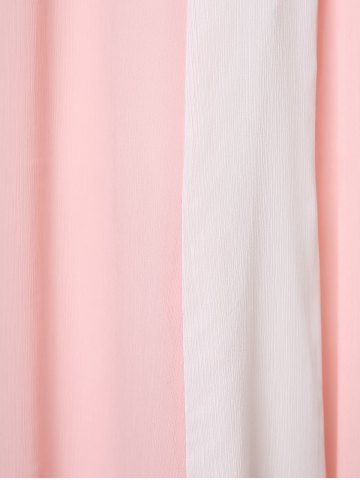 

Sleeveless Colorblock Maxi Dress, Rose