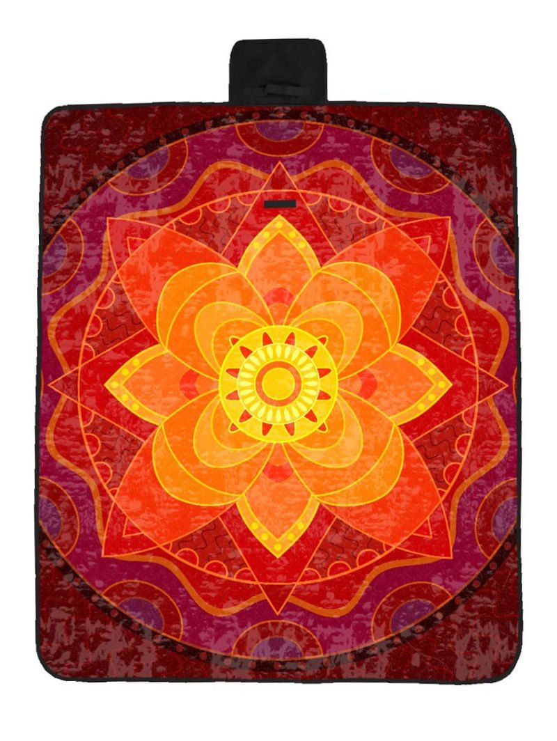 

Bohemian Patterned Waterproof Picnic Blanket, Red