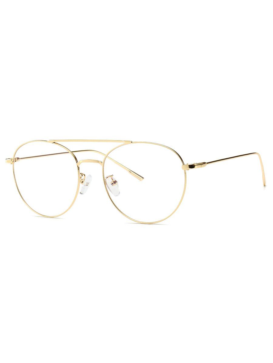 

Pilot Gradient Metal Frame Sunglasses, Transparent