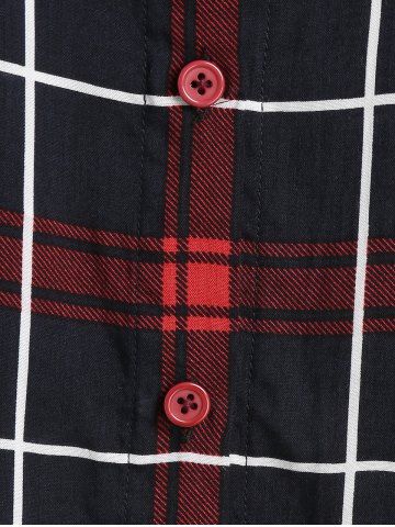 

Plus Size Plaid Skirted Tank Top, Multi