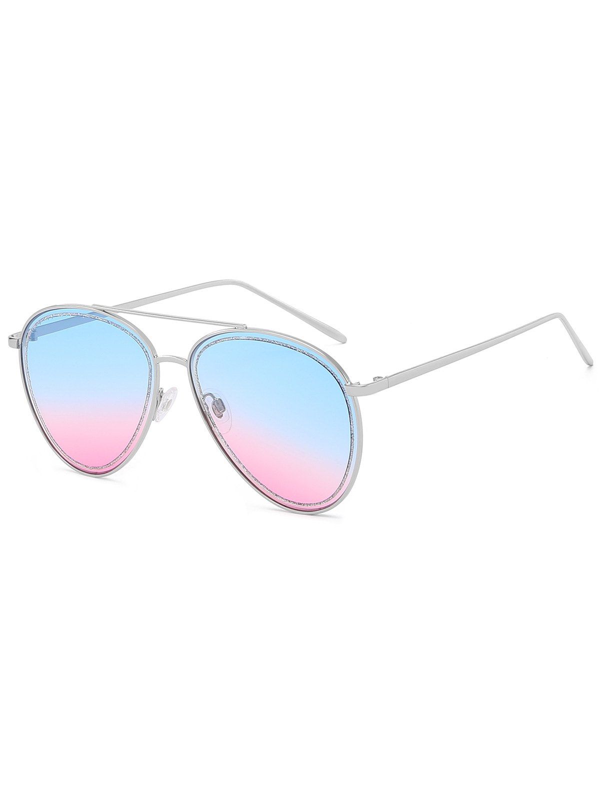 

Classic Anti UV Pilot Sunglasses, Blue gray
