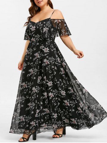 [8% OFF] Plus Size High Waist Mini Ball Gown Dress | Rosegal