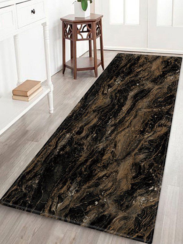 

Marble Patterned Water Absorption Area Rug, Multi