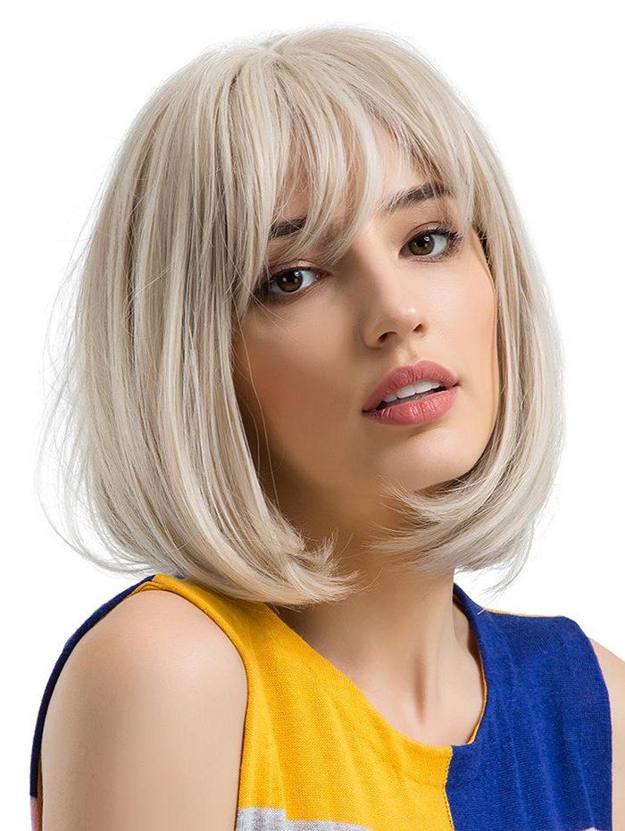 30 OFF See Through Bang Medium Straight Synthetic Wig Rosegal   20190319143306 47617 