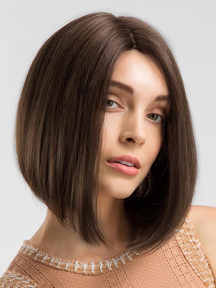 [26% OFF] Middle Part Medium Straight Bob Synthetic Wig | Rosegal