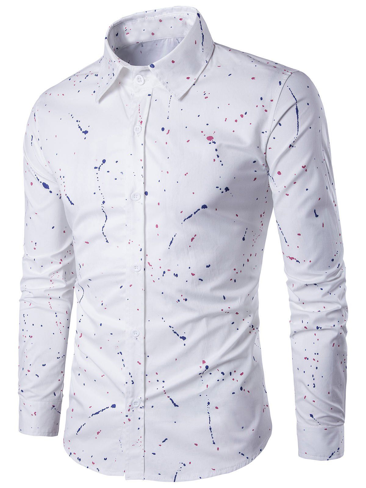 

Leisure Printed Full Sleeves Shirt, White