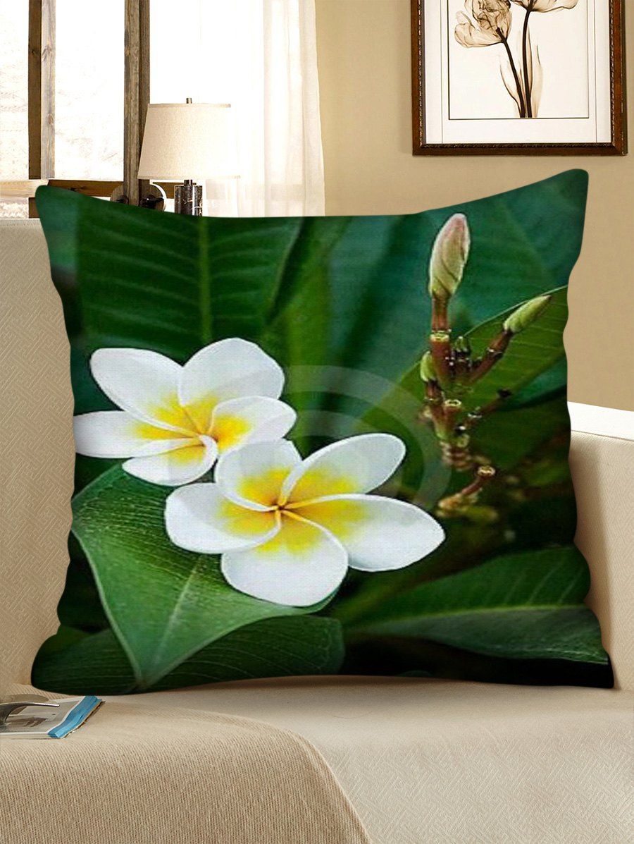 

Flowers Printed Decorative Pillowcase, Multi