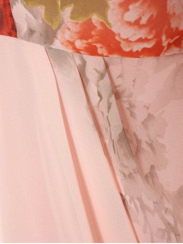 

Plus Size Surplice Tie Dye Dress, Pink