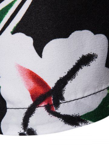 

Floral Pattern Design Short Sleeves Shirt, Multi