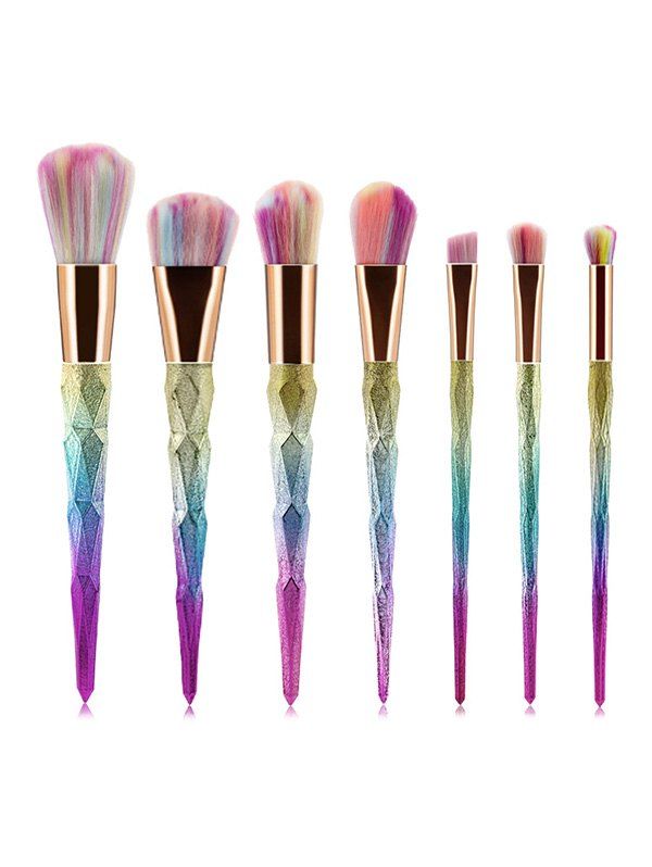 

7PCS Colorful Design Makeup Brushes, Halloween orange