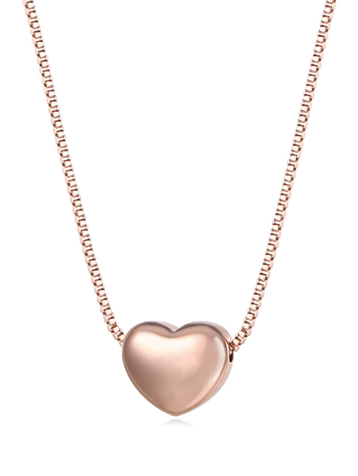 

Pendant Small Heart Necklace, Rose gold