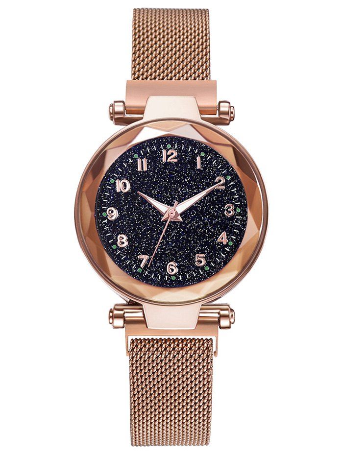 

Noble Galaxy Pattern Quartz Watch, Gold