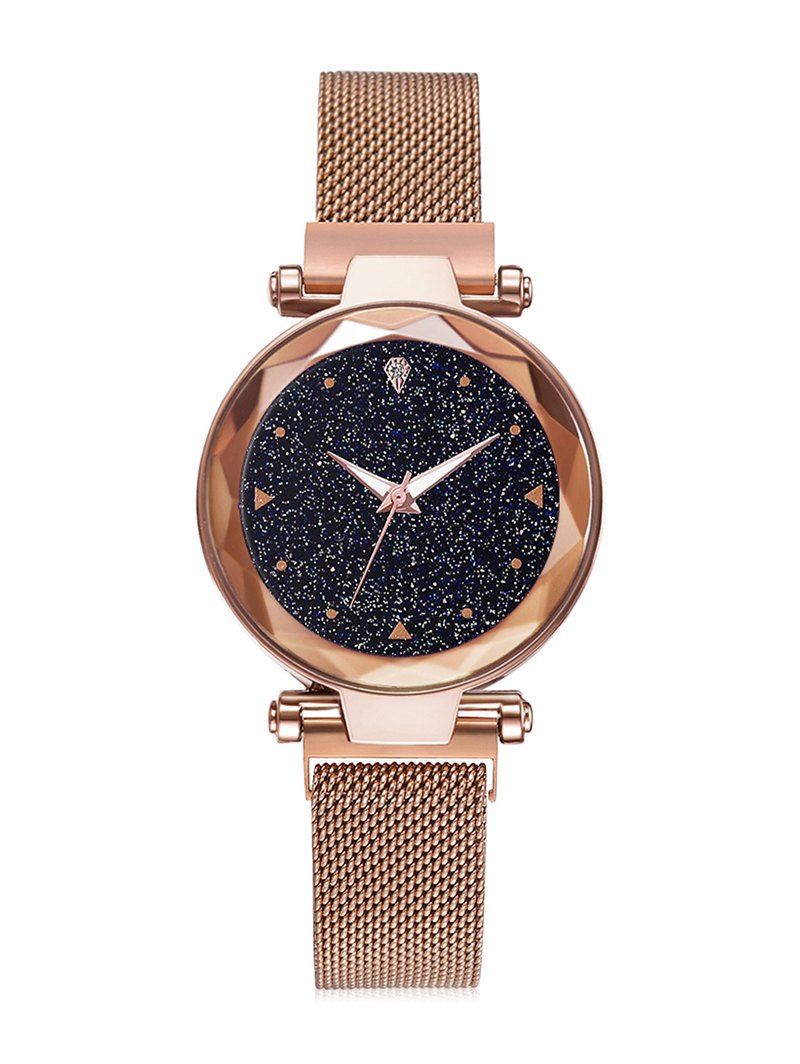 

Starry Sky Noble Magnetic Buckle Quartz Watch, Gold