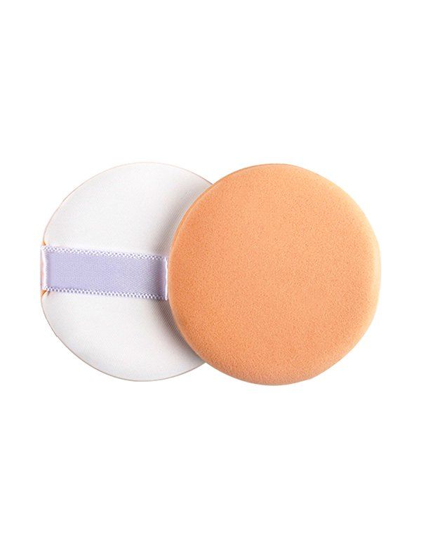 

Makeup Tool Round Shape Powder Puff, Deep peach