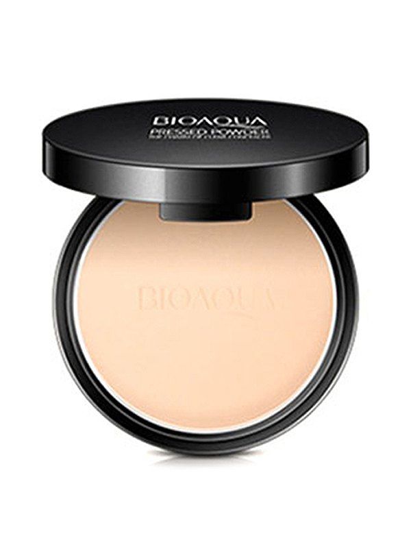 

Face Base Mineral Pressed Smooth Matte Concealer Control Oil Foundation Powder, Silk white