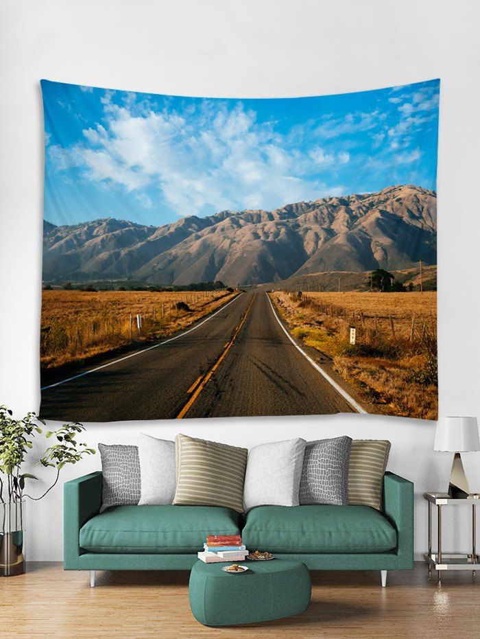 

3D Road Tapestry Art Decoration, Saffron