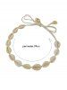 Cowrie Shell Rope Beach Choker Necklace -  