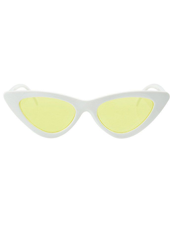 

Triangle Kitty Eye Beach Sunglasses, Yellow