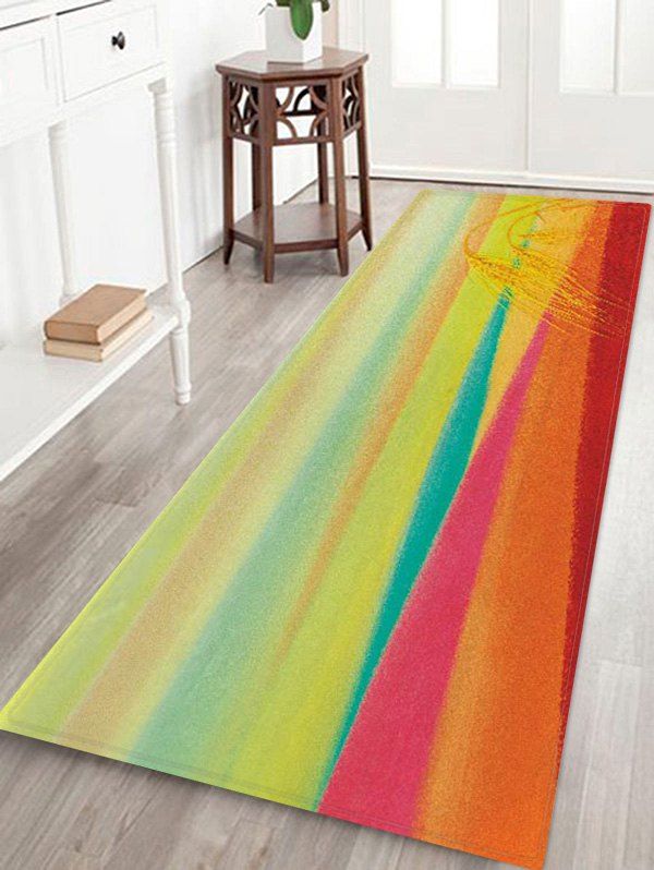 

Straw Pattern Floor Rug, Multi-a