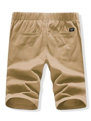 

Drawstring Waist Leisure Shorts, Khaki