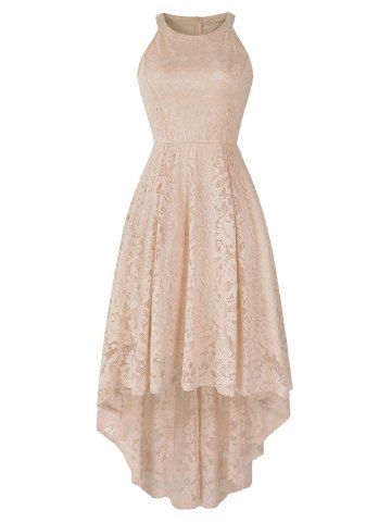 Pieces - Pcariel Sl Ankle Dress Pp - 5049057 Black White Lace