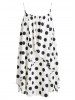 Cami Polka Dot Dress with Crop T-shirt -  