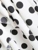 Cami Polka Dot Dress with Crop T-shirt -  