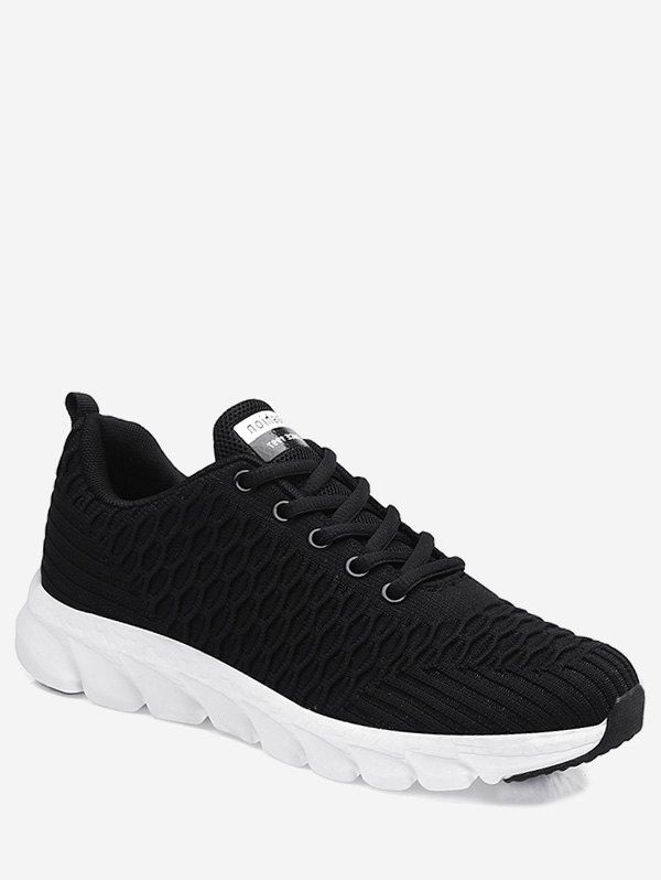 

Soft Woven Sports Shoes, Black