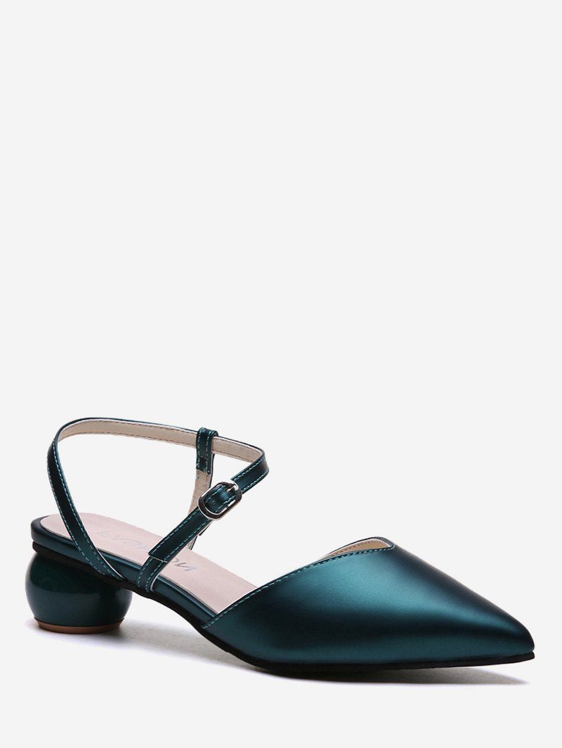 

Pointed Toe Strange Heel Sandals, Green