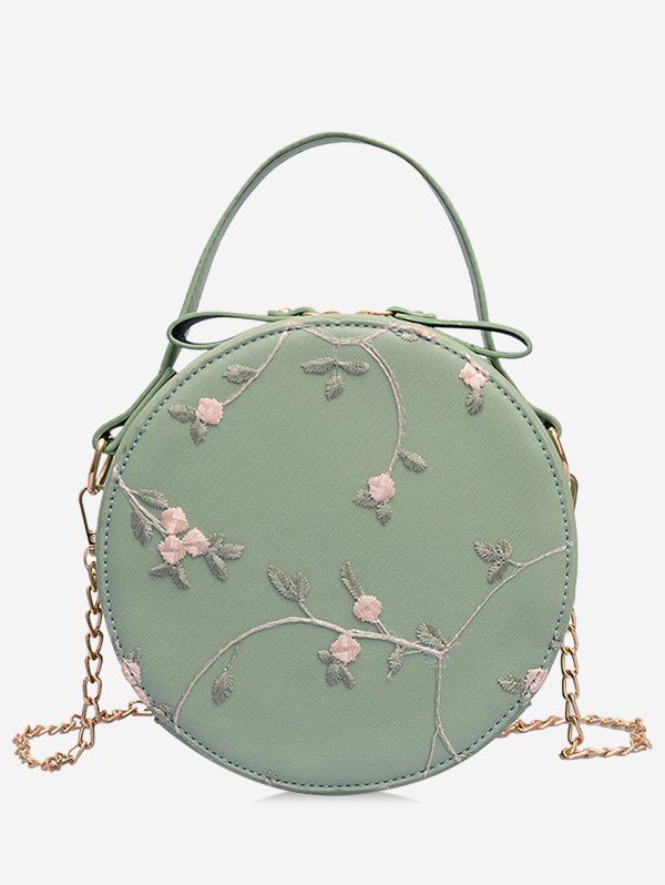 

PU Leather Lace Crossbody Bag, Green