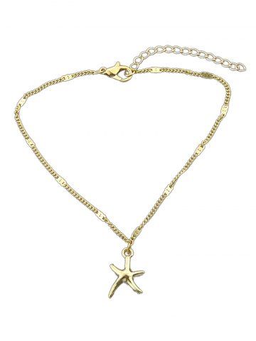 Brief Small Starfish Pendant Anklet