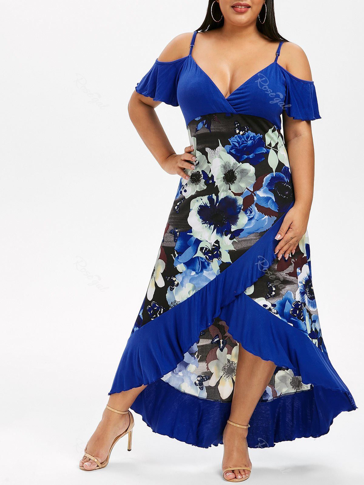 plus size frilly dresses