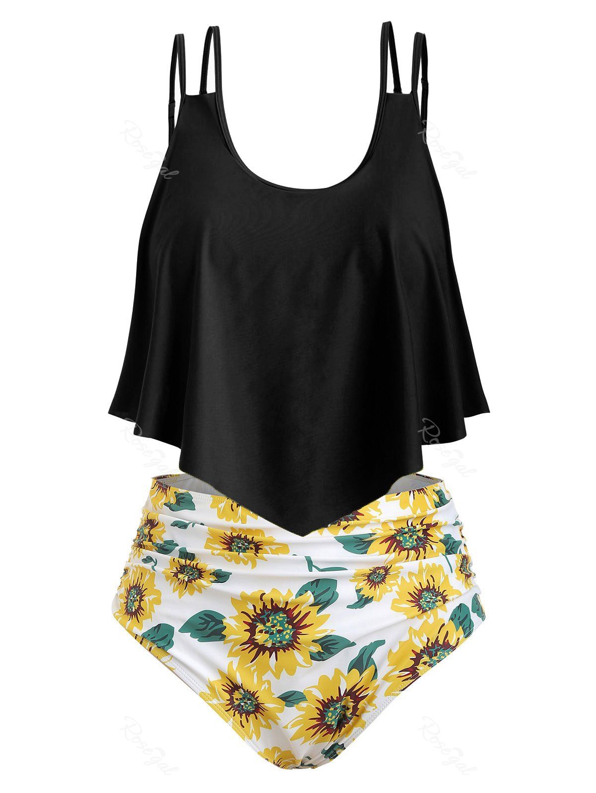 sunflower tankini set
