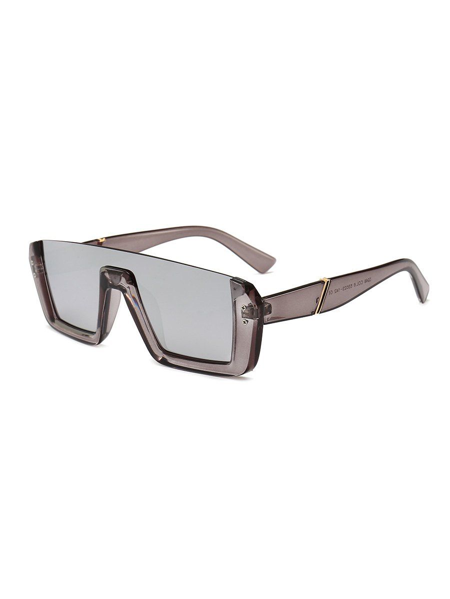 

Semi-rimless Retro Stylish Sunglasses, Smokey gray