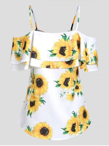 blusas con girasoles