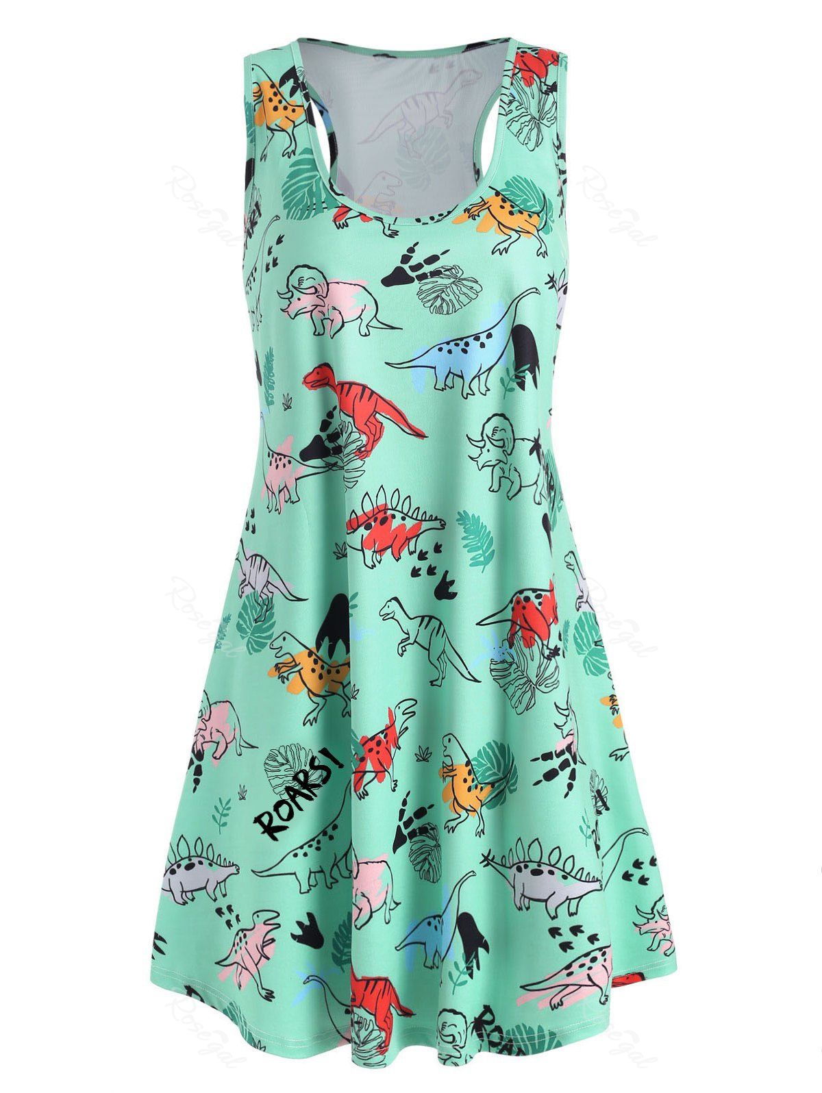 dinosaur shirt dress