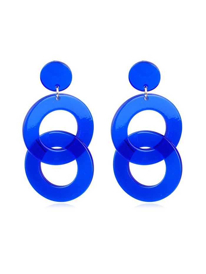 

European Style Stylish Dangle Earrings, Blue