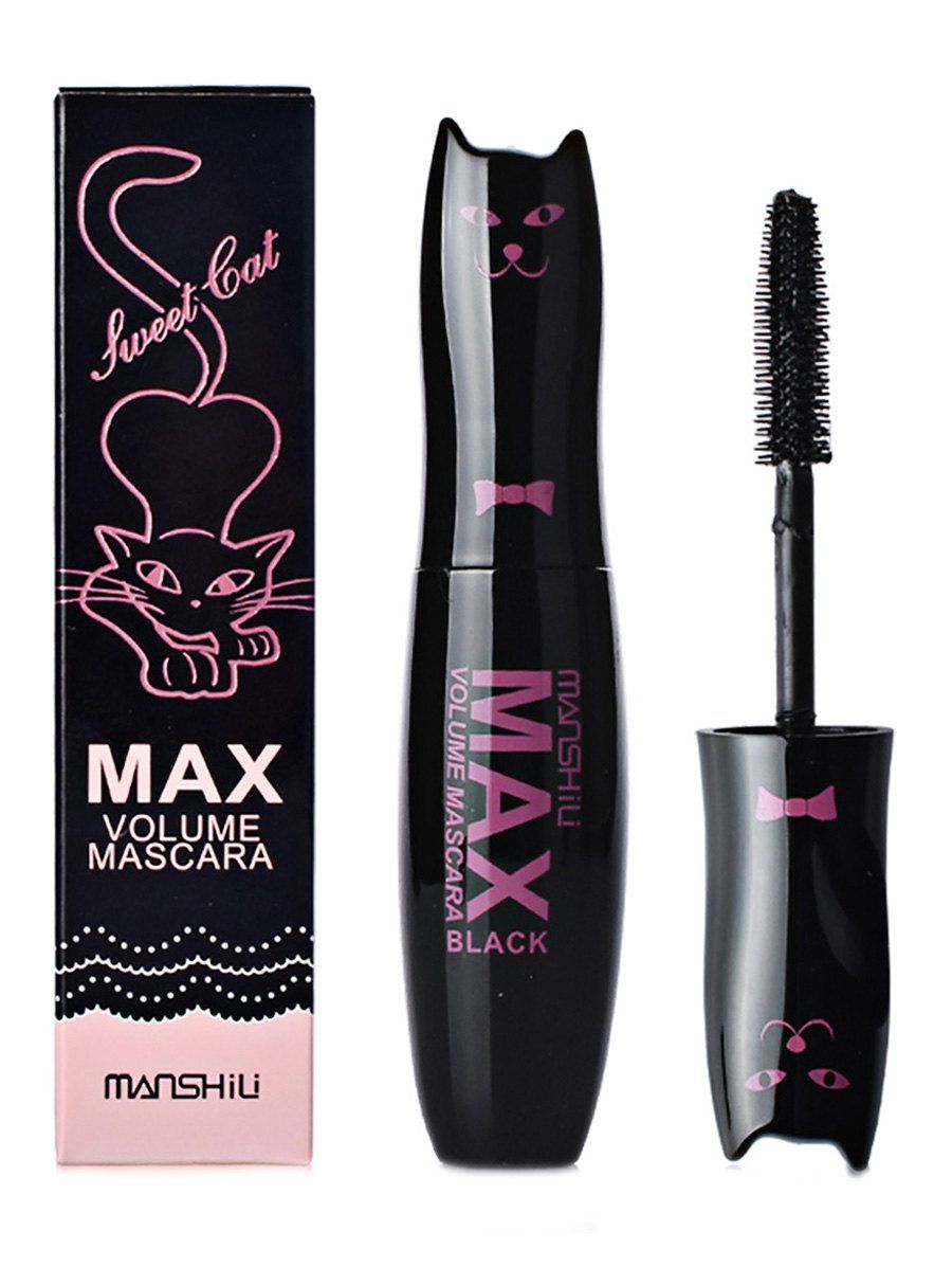 

Waterproof Cat Pattern Long-lasting Mascara, Black