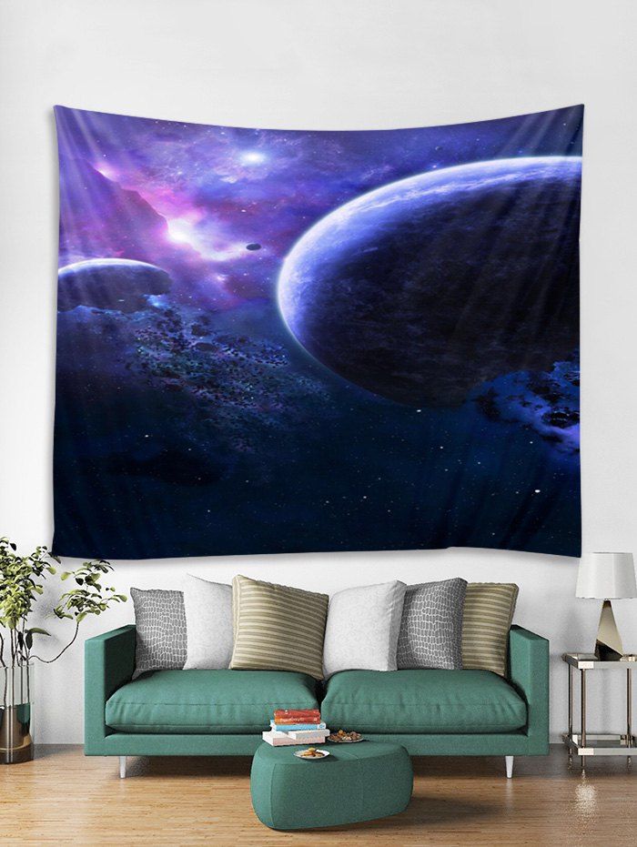 

Destroyed Planet Print Tapestry Wall Hanging Art Decoration, Multi