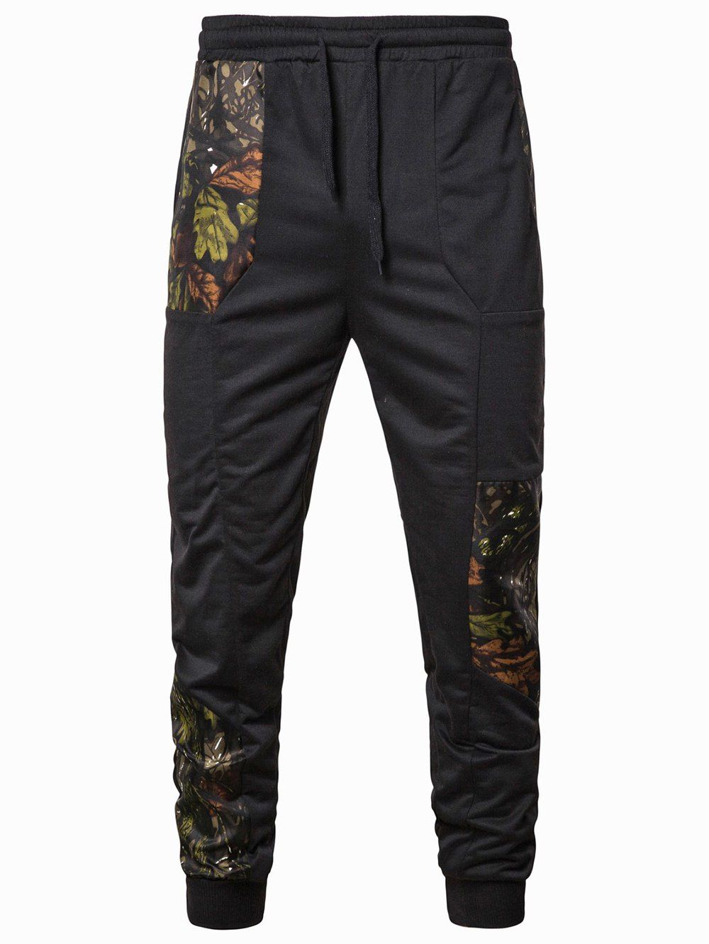 ethnic tribal ditsy graphic print casual jogger pants