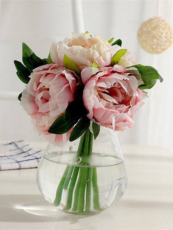 

Home Decoration Vintage Artificial Flowers, Pig pink