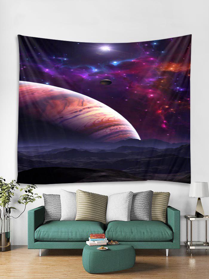 Galaxy Planets Print Tapestry Wall Hanging Art Decoration