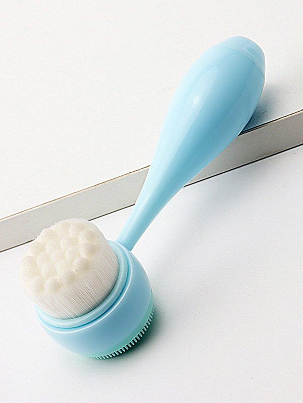 

Double Faced Manumotive Face Washing Brush, Tron blue